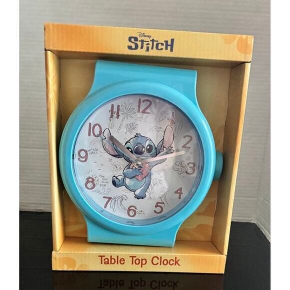 “Bring Stitch to Your Desk – Disney Table Top Clock with Chilled Vibes!” - Picture 5 of 6